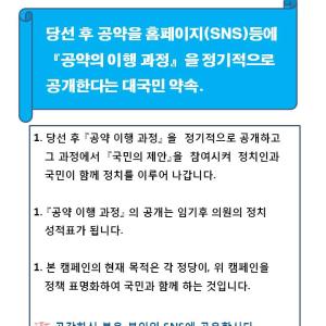 20대 총선 공약 이행과정 공개 
